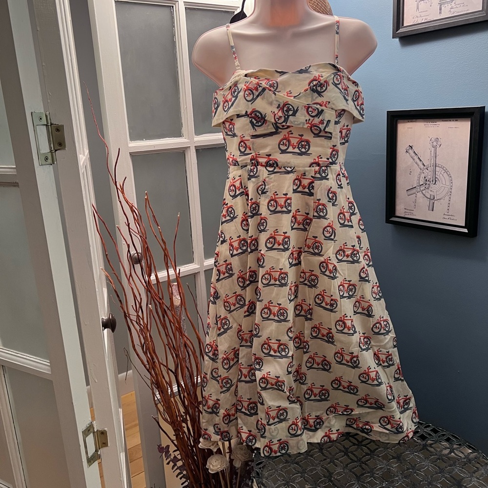 Anthropologie Bike Lane Dress 00 - Picture 2 of 8